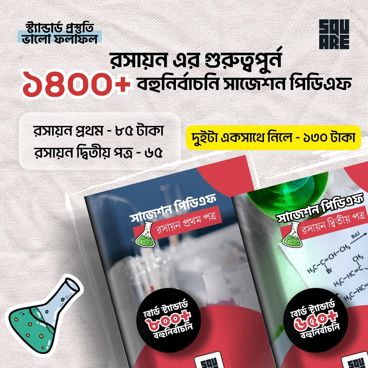 রসায়নের ১৪০০+ MCQ